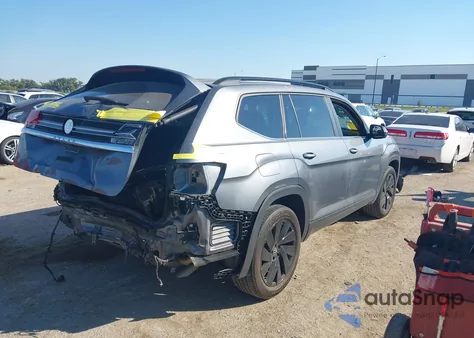 2024 Volkswagen Atlas 2.0T Se W/Technology из США, поврежденный, VIN 1V2JR2CA8RC576259